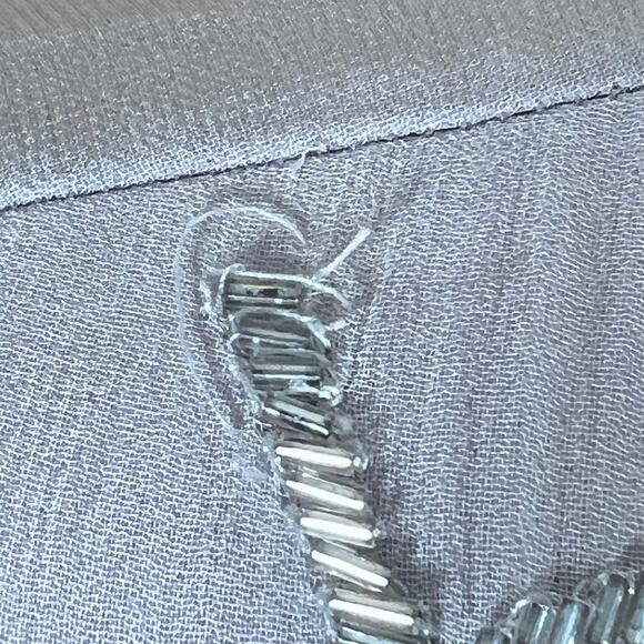 Belle Badgley Mischka Women’s Viscose Ombré Beaded Cocktail Party Dress size 10 - Picture 14 of 15